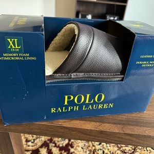 Ralph Lauren Leather Slippers